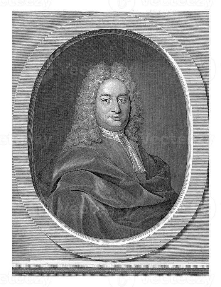 portrait de Isaac Verburg, Pierre van pistolet, après Jan maurits Quinkhard, 1704 - 1731 photo