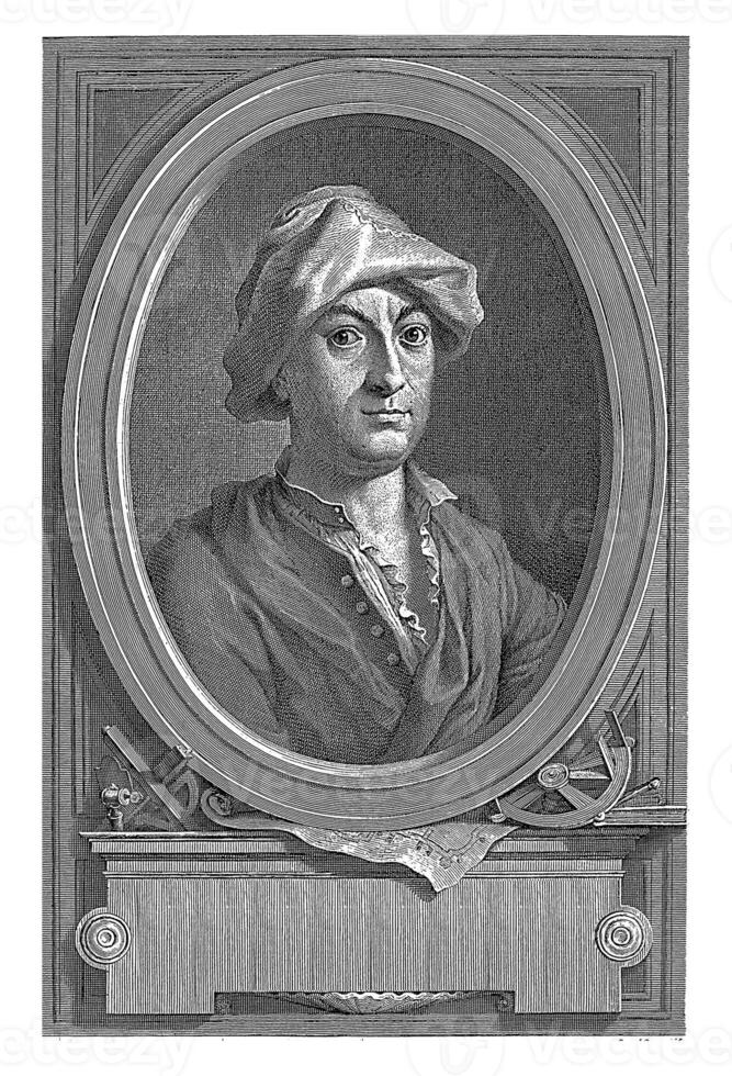 portrait de architecte guiseppe ignazio Rossi, carlo Grégory, 1727 photo