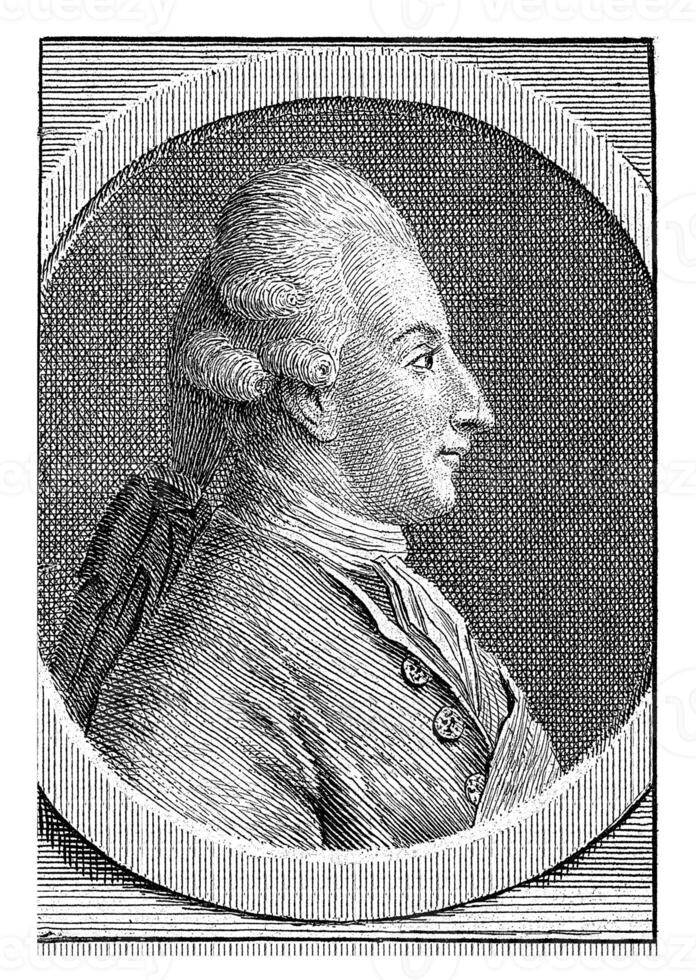 portrait de Roi gustave iii de Suède, cornélis van nord, après Friedrich récupérer, 1773 photo