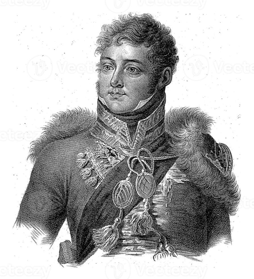 portrait de George iv Roi de génial Bretagne et Hanovre, William de sénateur, après George Henri harlow, 1783 - 1851 photo