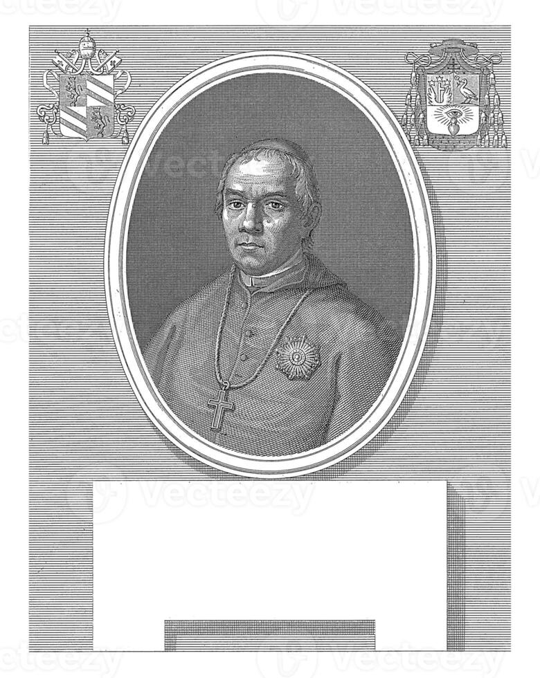 portrait de cardinal ja non scitovszky, nicolas monnaie, après Tertullien Giangiacomo, dans ou après 1853 photo