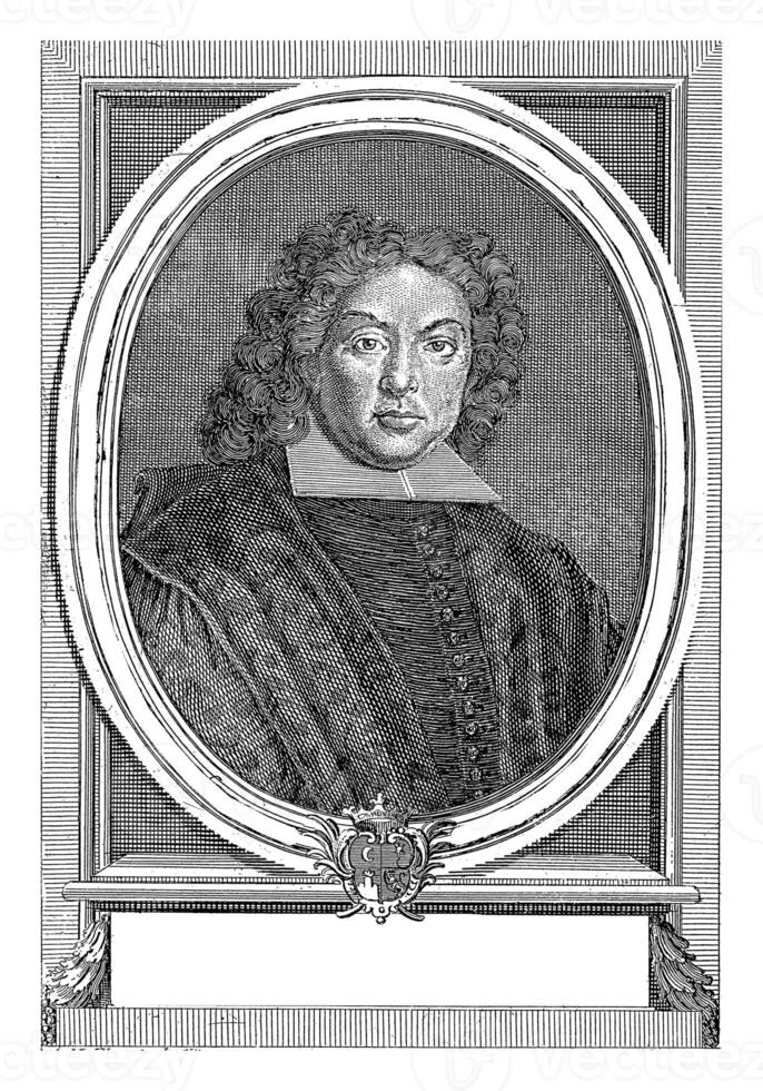 portrait de ré. cajetanus, andréa magliar, 1723 photo