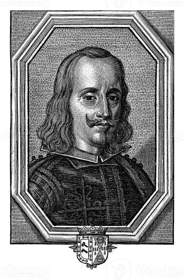 portrait de gaspar de bracamonte, frederik bouttons le aîné, 1631 - 1676 photo