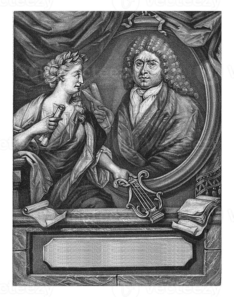 portrait de François Halma, Arnoud van Halen, 1673 - 1732 photo