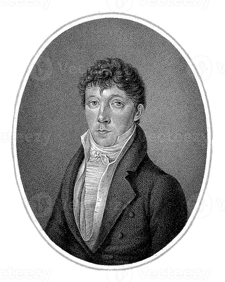 portrait de Jacob Elisa portenik, willem van sénateur, après J. le zinc, 1797 - 1851 photo