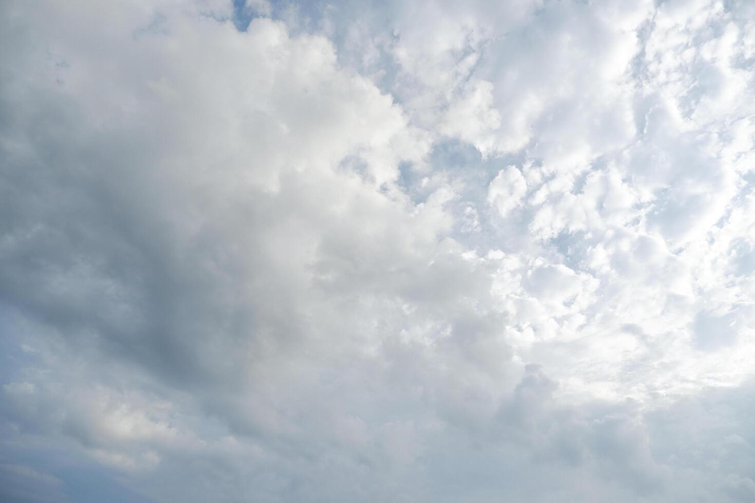 bleu ciel avec nuage. Naturel Contexte avec copie espace. photo