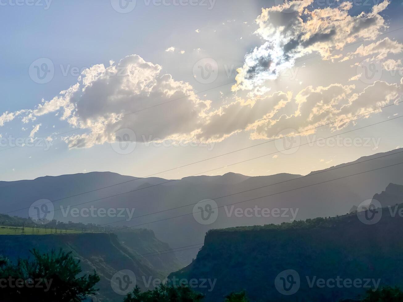 été paysage, la nature dans été photo