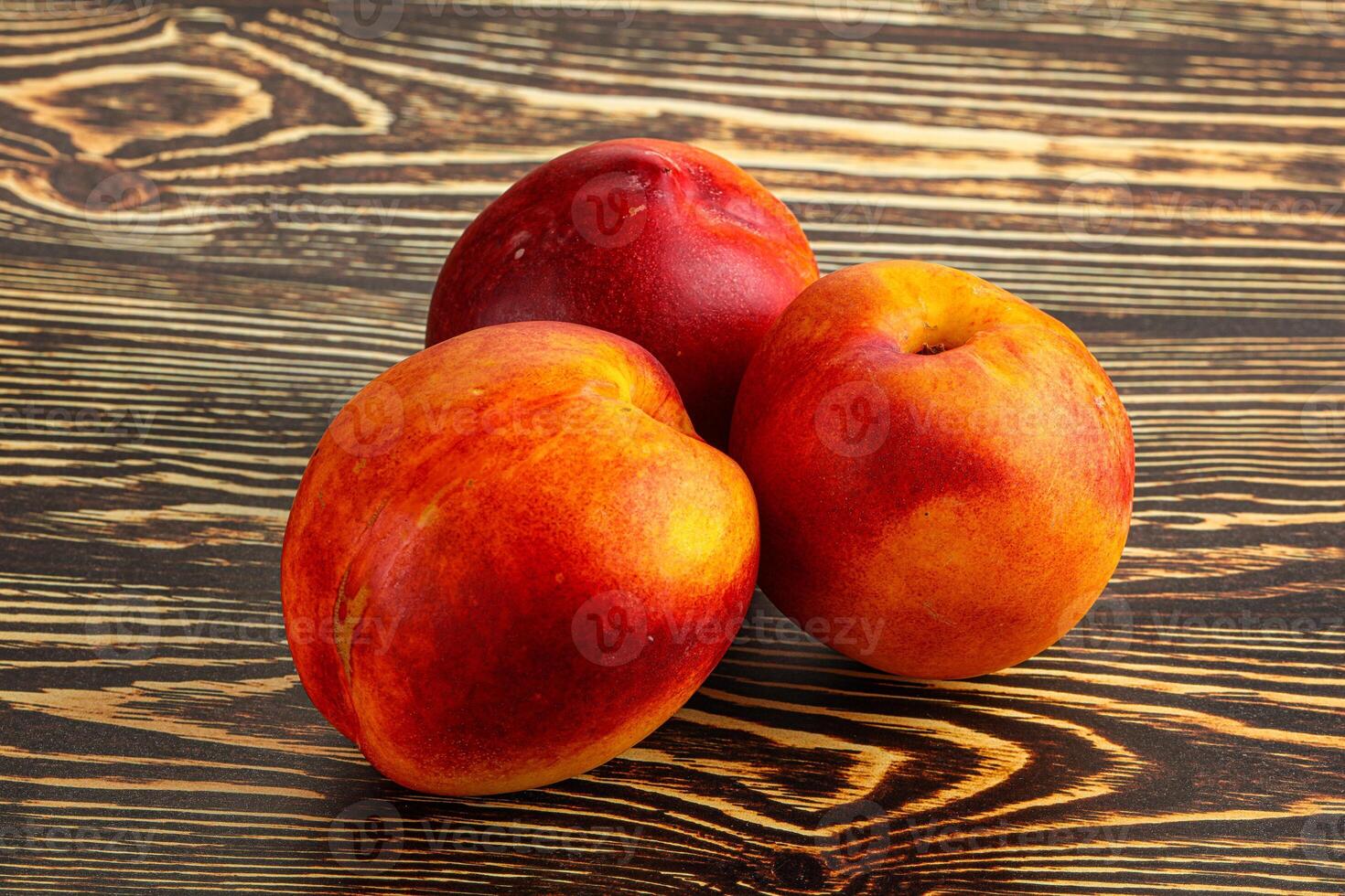 mûr sucré juteux Frais rouge nectarines photo