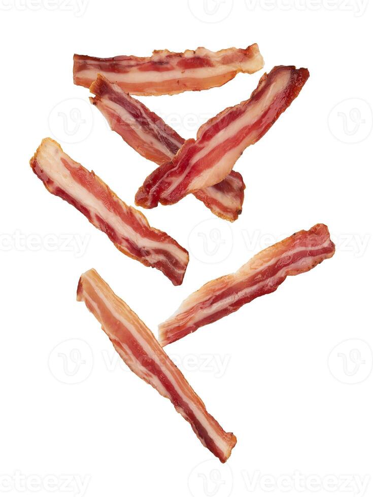 Bacon sur blanc photo