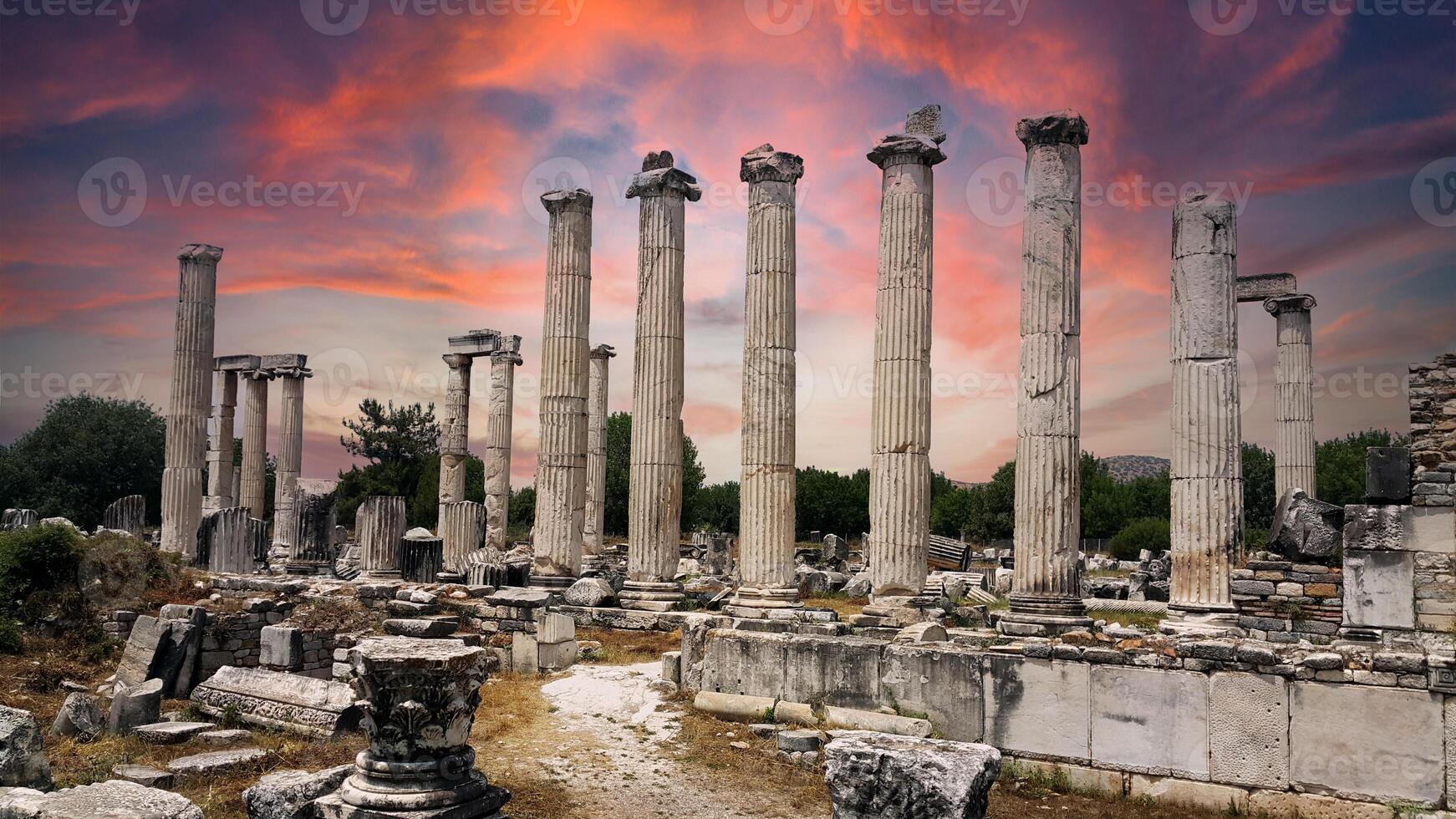 aphrodisias a été une petit ancien grec hellénistique ville dans le historique carie culturel Région de occidental Anatolie, Turquie. photo