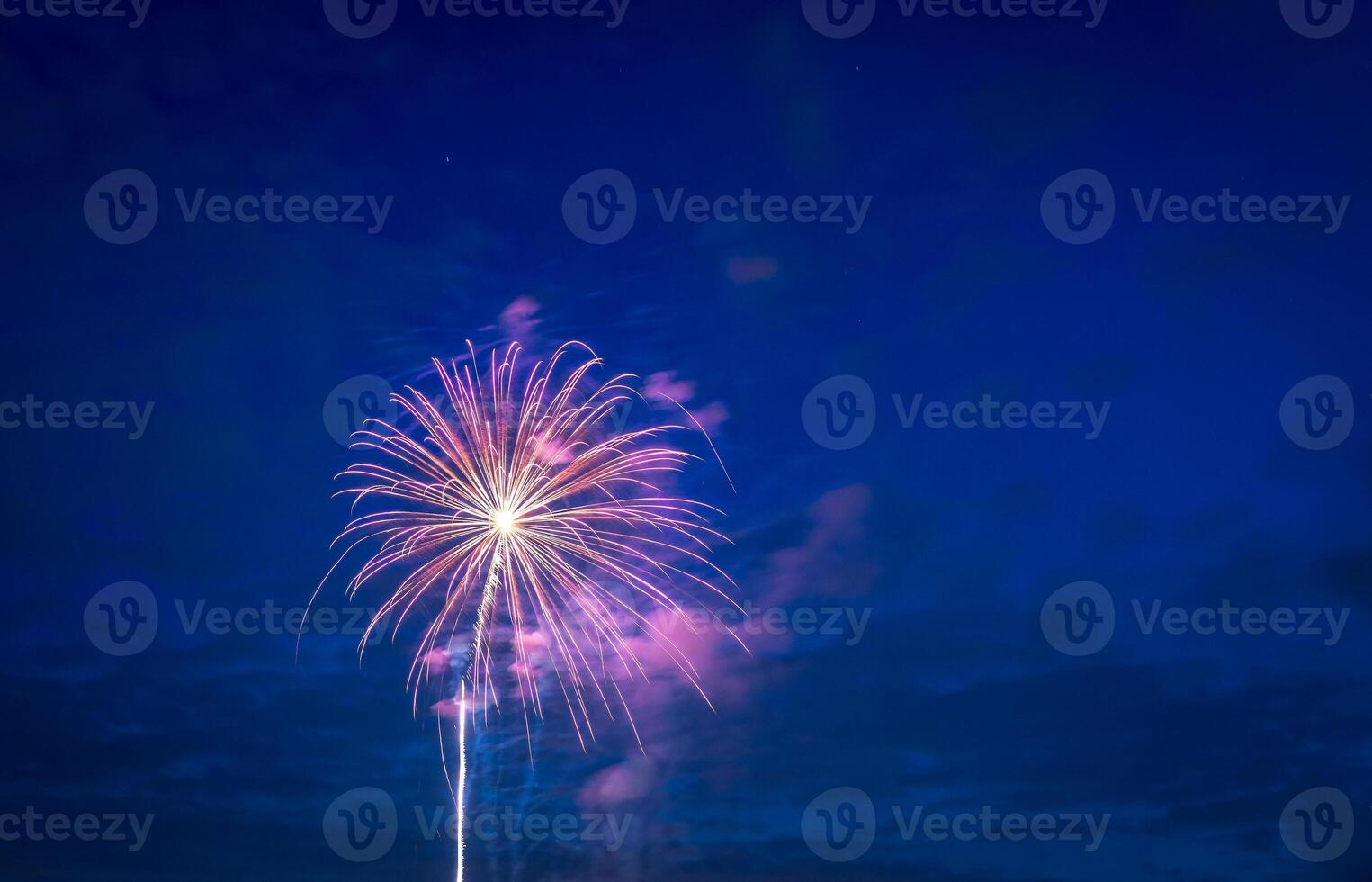 feux d'artifice le jour de l'indépendance aux états-unis photo