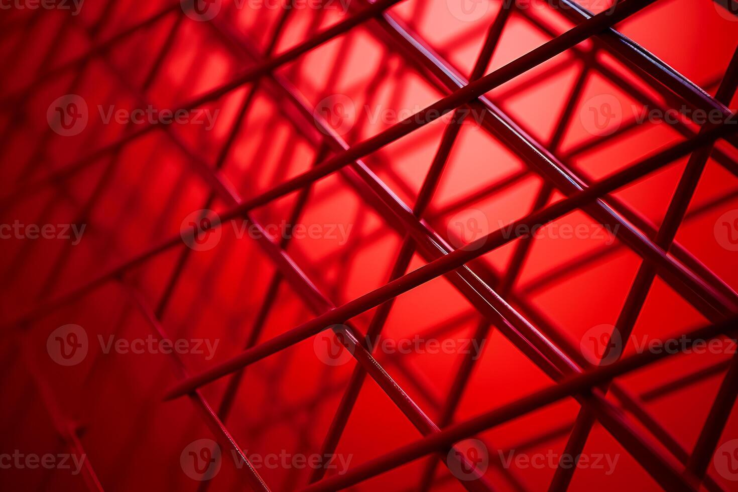 ai généré géométrique rouge la grille texture mode. produire ai photo