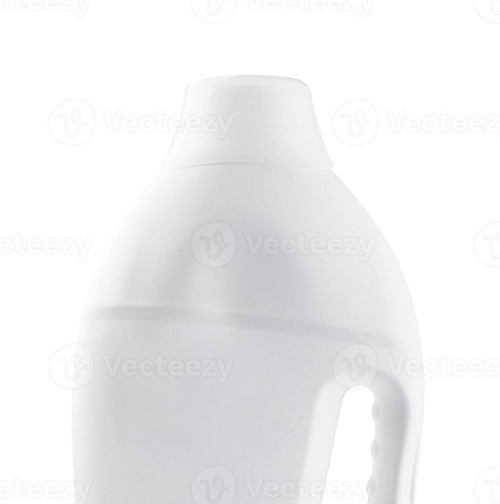 blanc détergent bouteille pour emballage isolé sur blanc Contexte photo
