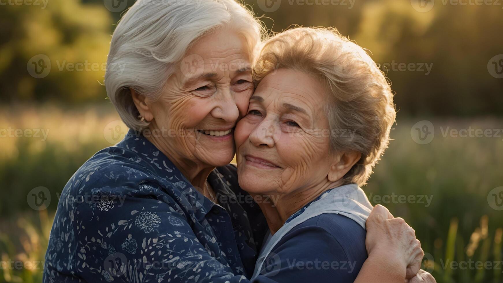 ai généré générations de l'amour grand-mère, maman, et enfant partage une étreinte photo