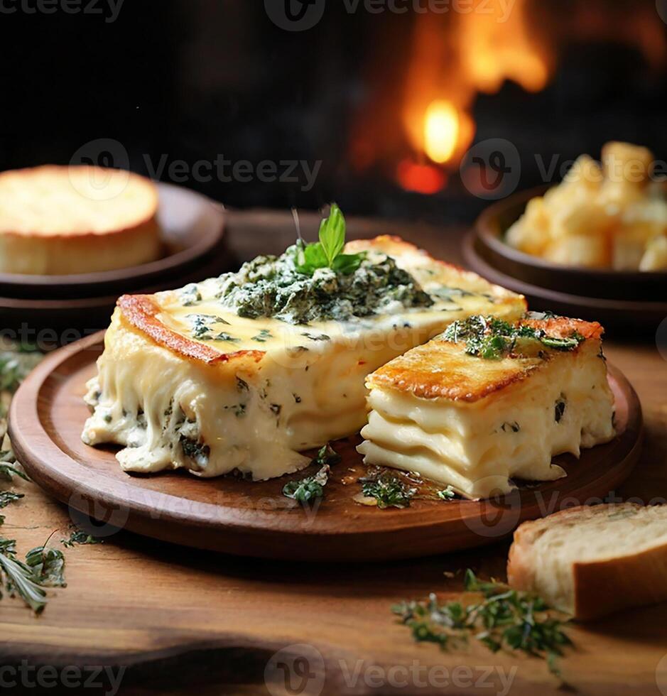 ai généré variété de populaire fromage plats. génératif ai photo