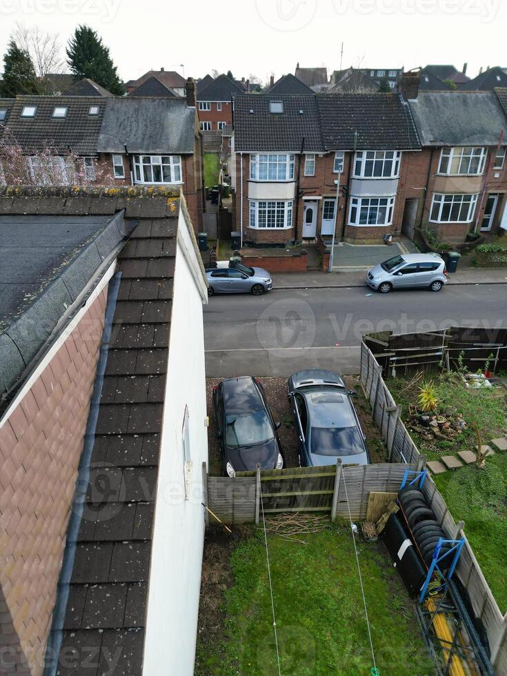 haute angle vue de luton ville de Angleterre photo