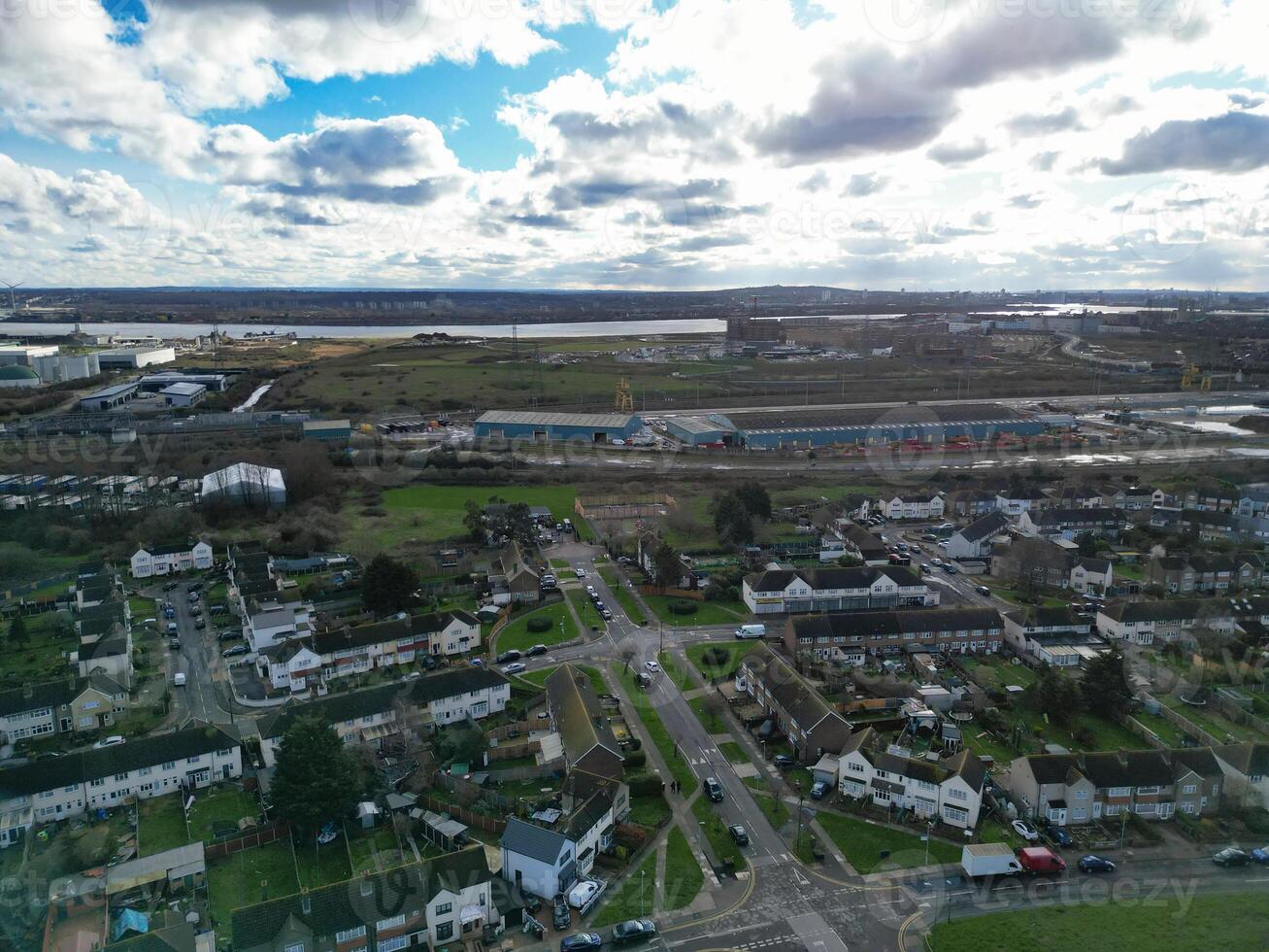 magnifique vue de dagenham Londres ville de Angleterre uni Royaume. Mars 2ème, 2024 photo