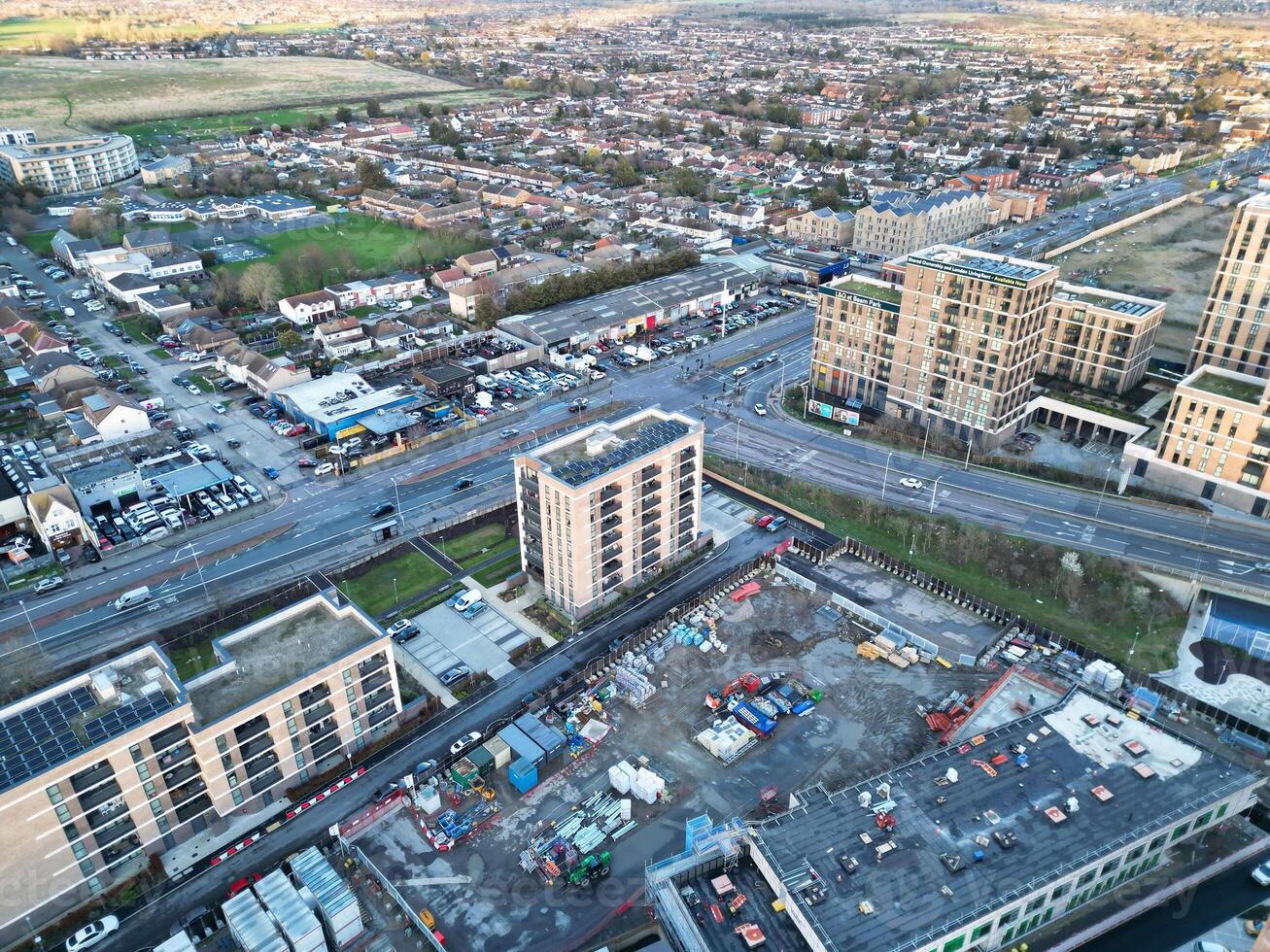 magnifique vue de dagenham Londres ville de Angleterre uni Royaume. Mars 2ème, 2024 photo