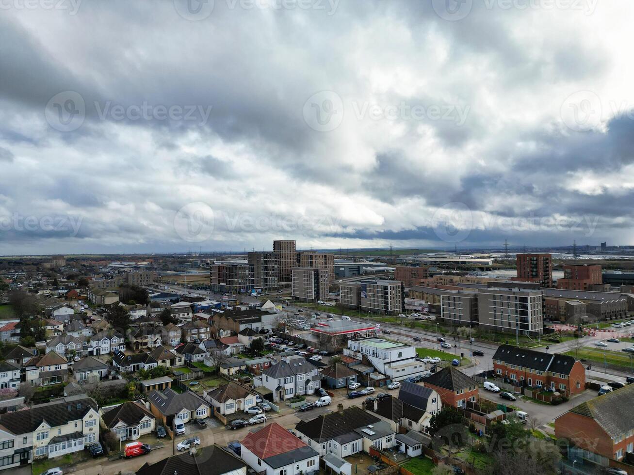 aérien vue de dagenham Londres ville de Angleterre uni Royaume. Mars 2ème, 2024 photo