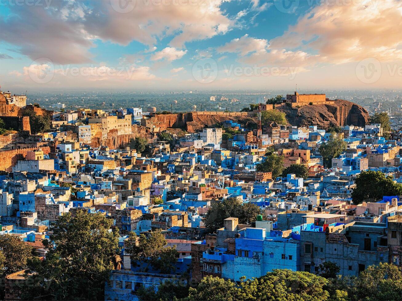 Jodhpur bleu ville, Inde photo