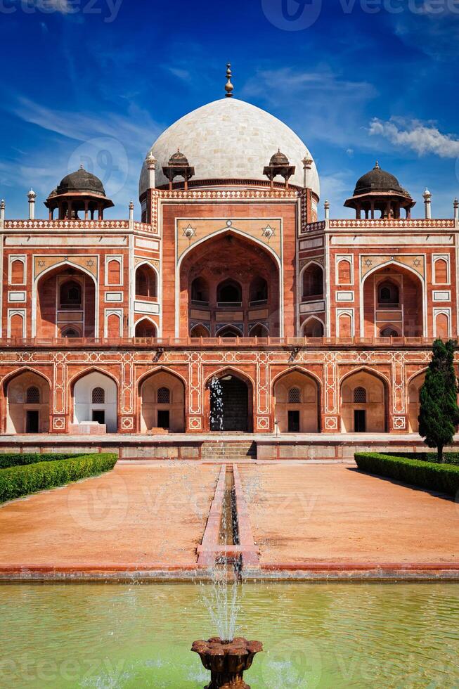 la tombe de humayun. delhi, inde photo