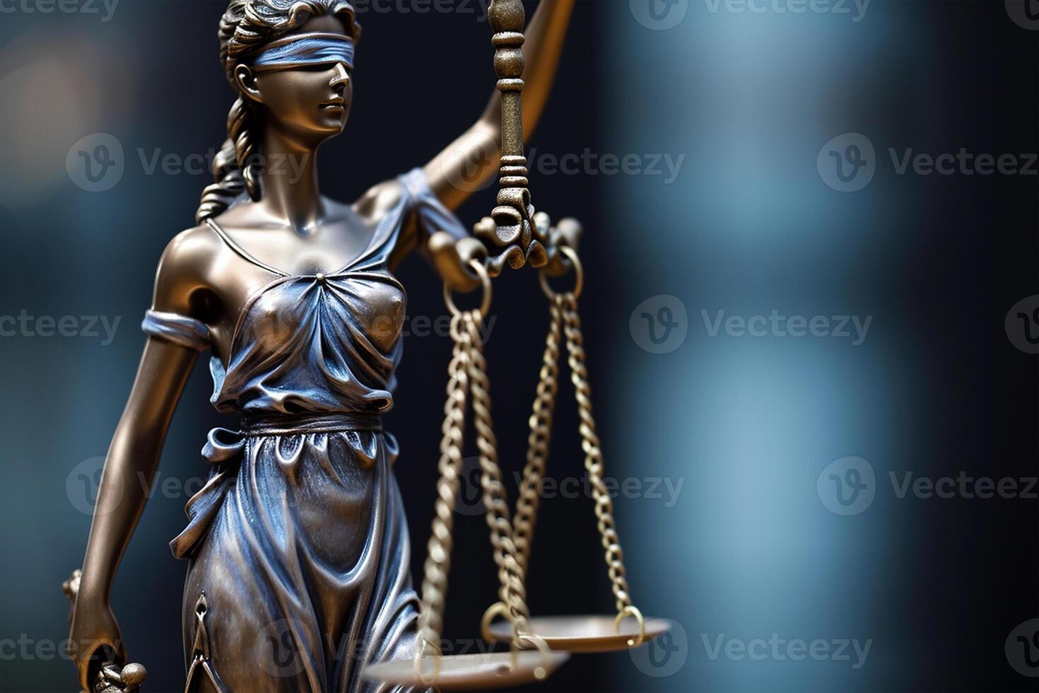 ai généré avocat Balance Justice - loi concepts sur Humain droits photo
