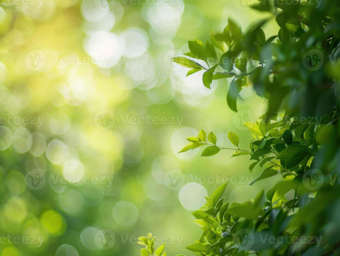 ai généré vert la nature Contexte photo