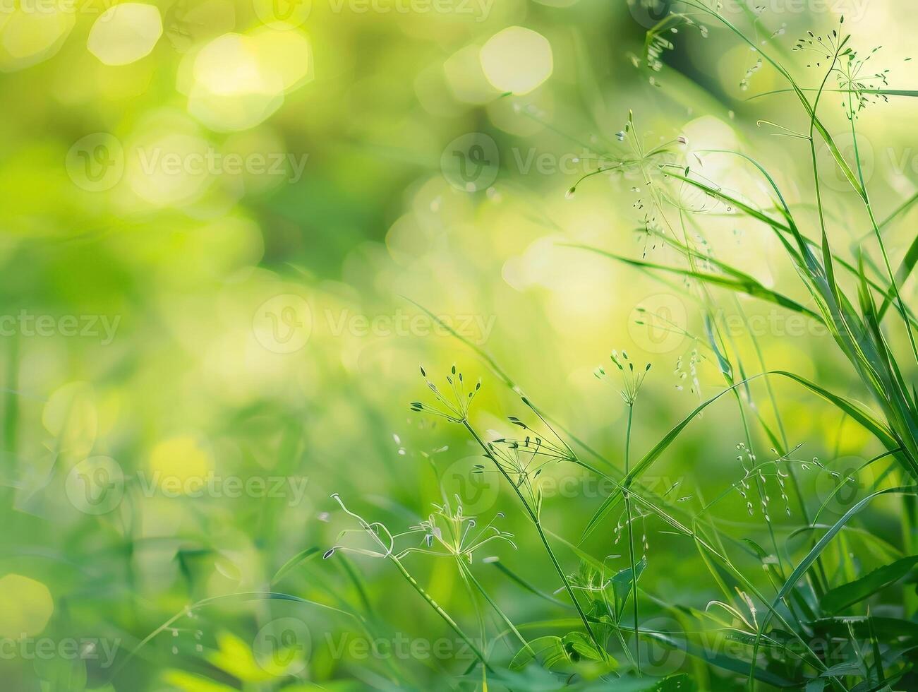 ai généré vert la nature Contexte photo