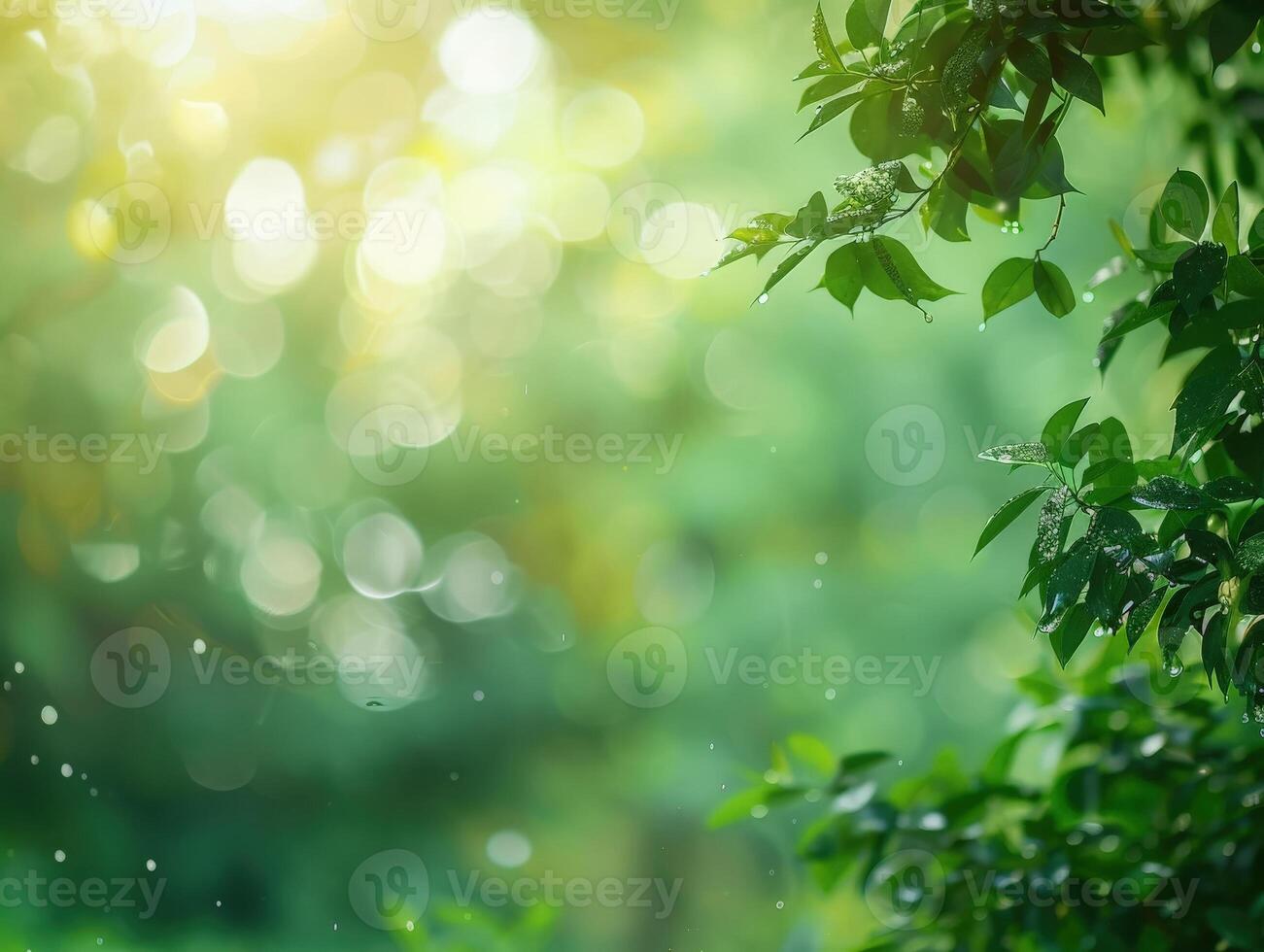 ai généré vert la nature Contexte photo