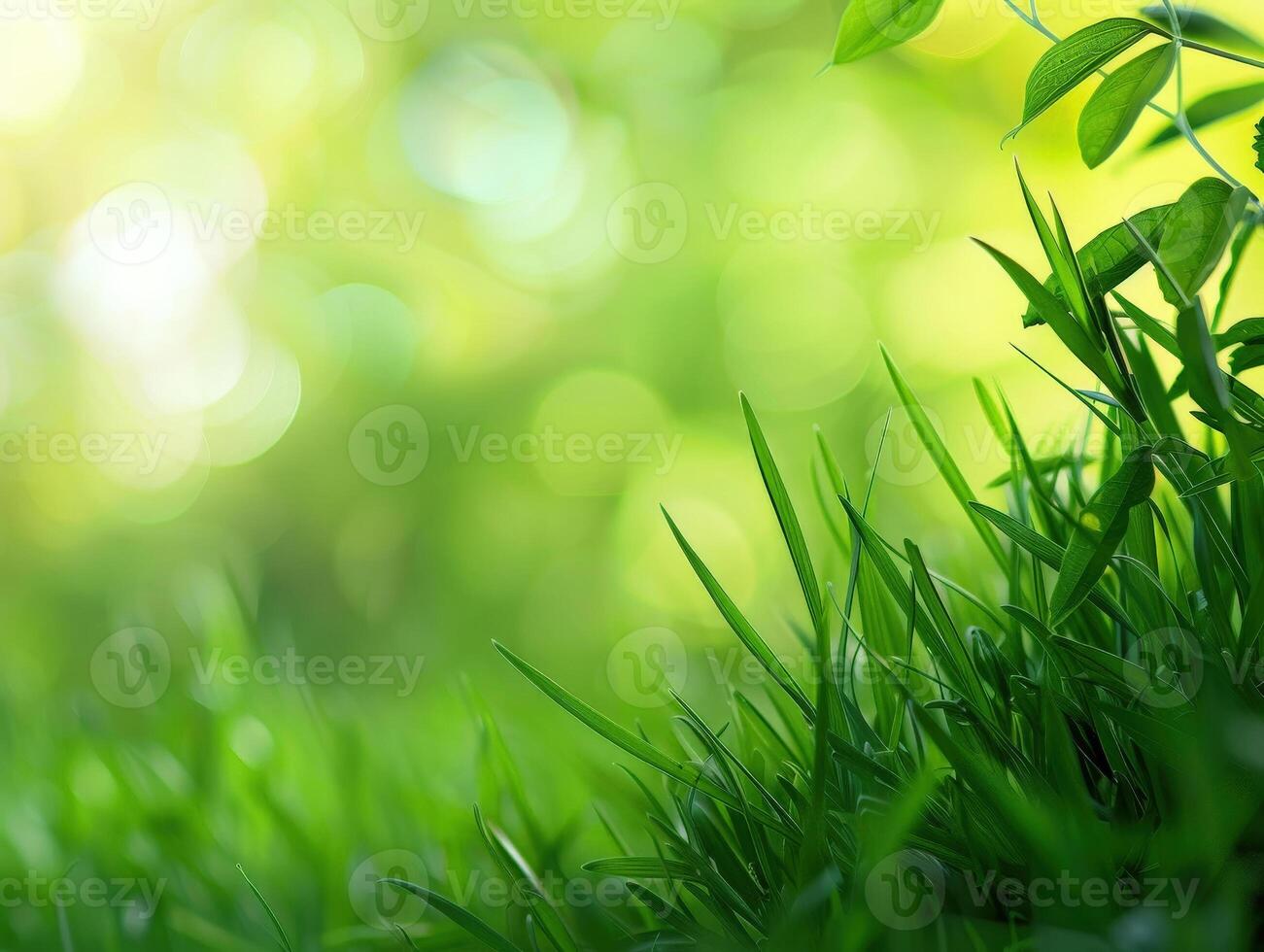 ai généré vert la nature Contexte photo