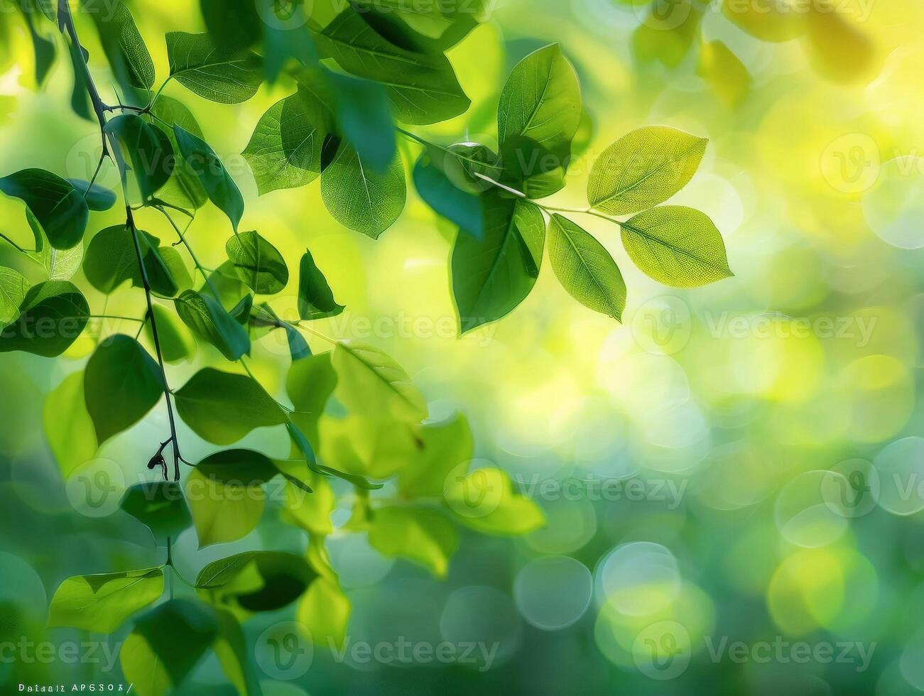 ai généré vert la nature Contexte photo