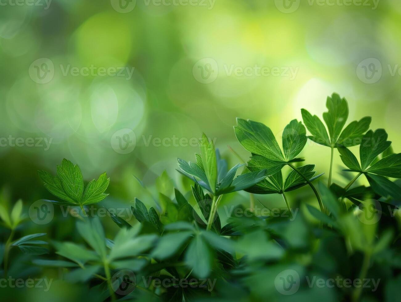 ai généré vert la nature Contexte photo