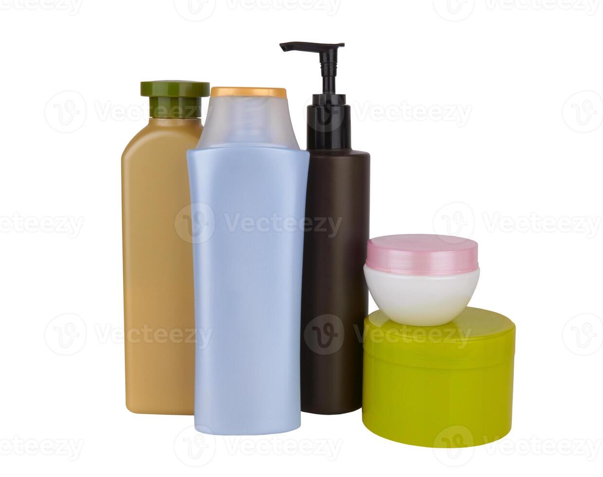 cosmétique des produits sur blanc photo