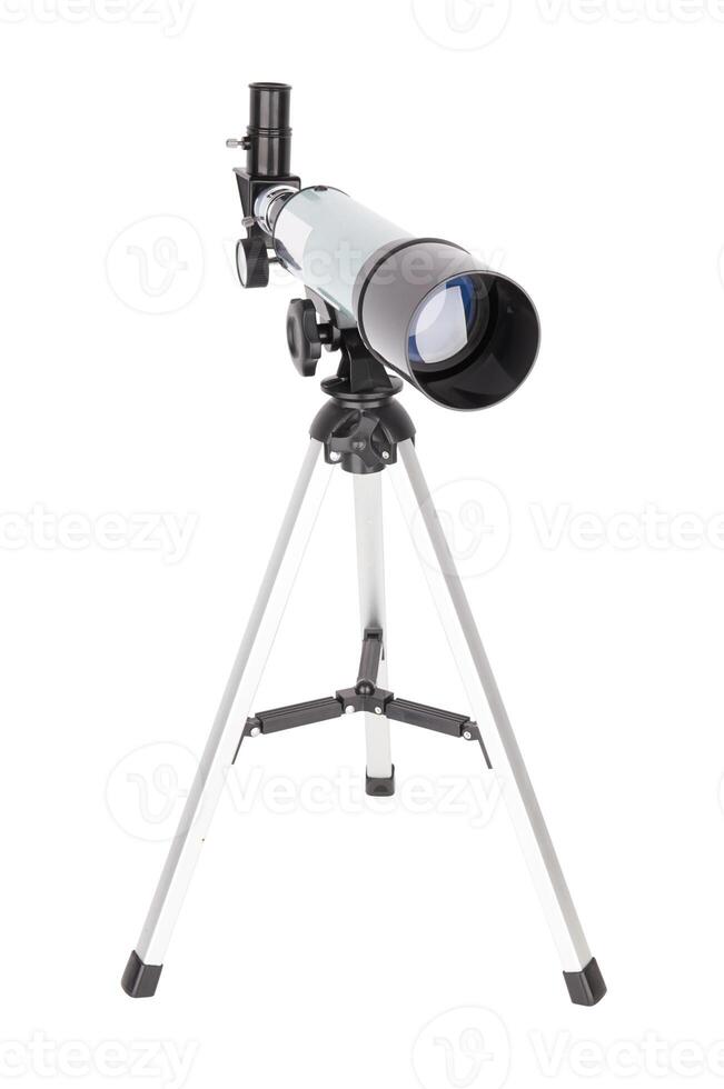 moderne télescope isolé photo
