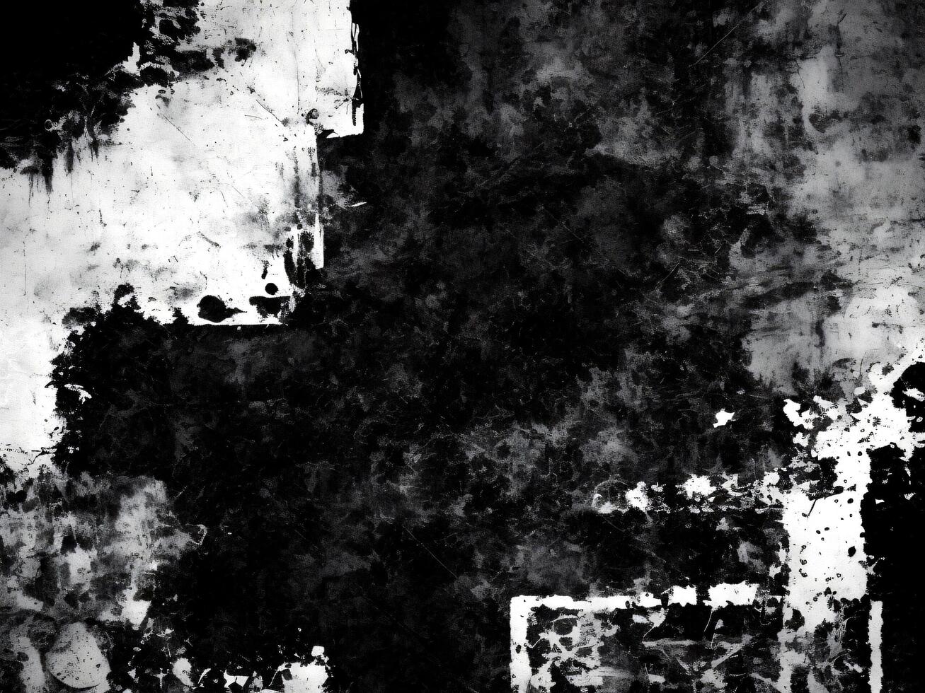 ai généré minimaliste grunge abstrait noir mur art ai généré photo