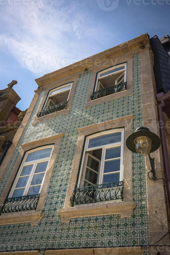 coloré Maisons de porto Ribeira, le Portugal photo