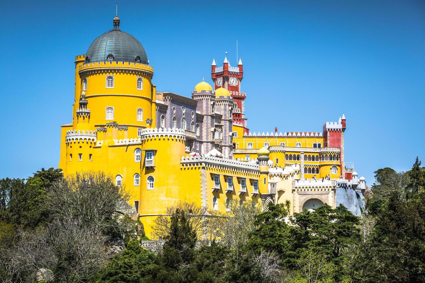 Sintra, le Portugal à pena nationale palais. photo