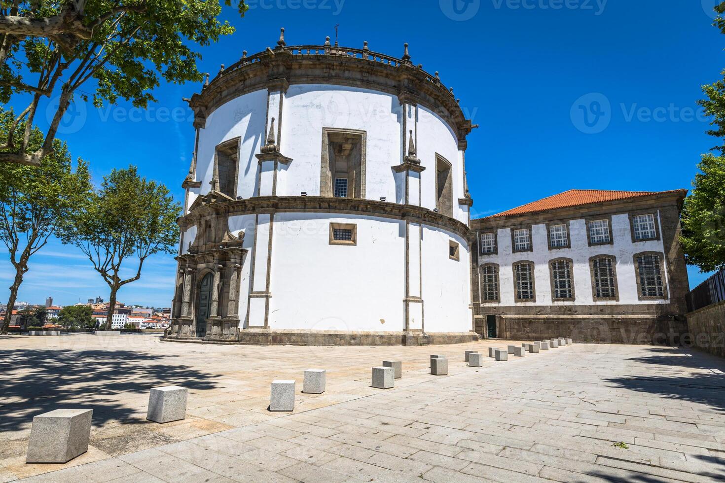 monastère da serra faire pilier dans vila nova de Gaïa, le Portugal. photo