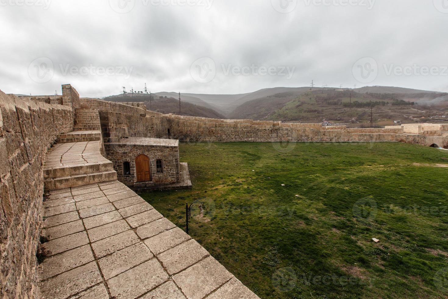 la forteresse derbent. sites historiques du caucase. photo
