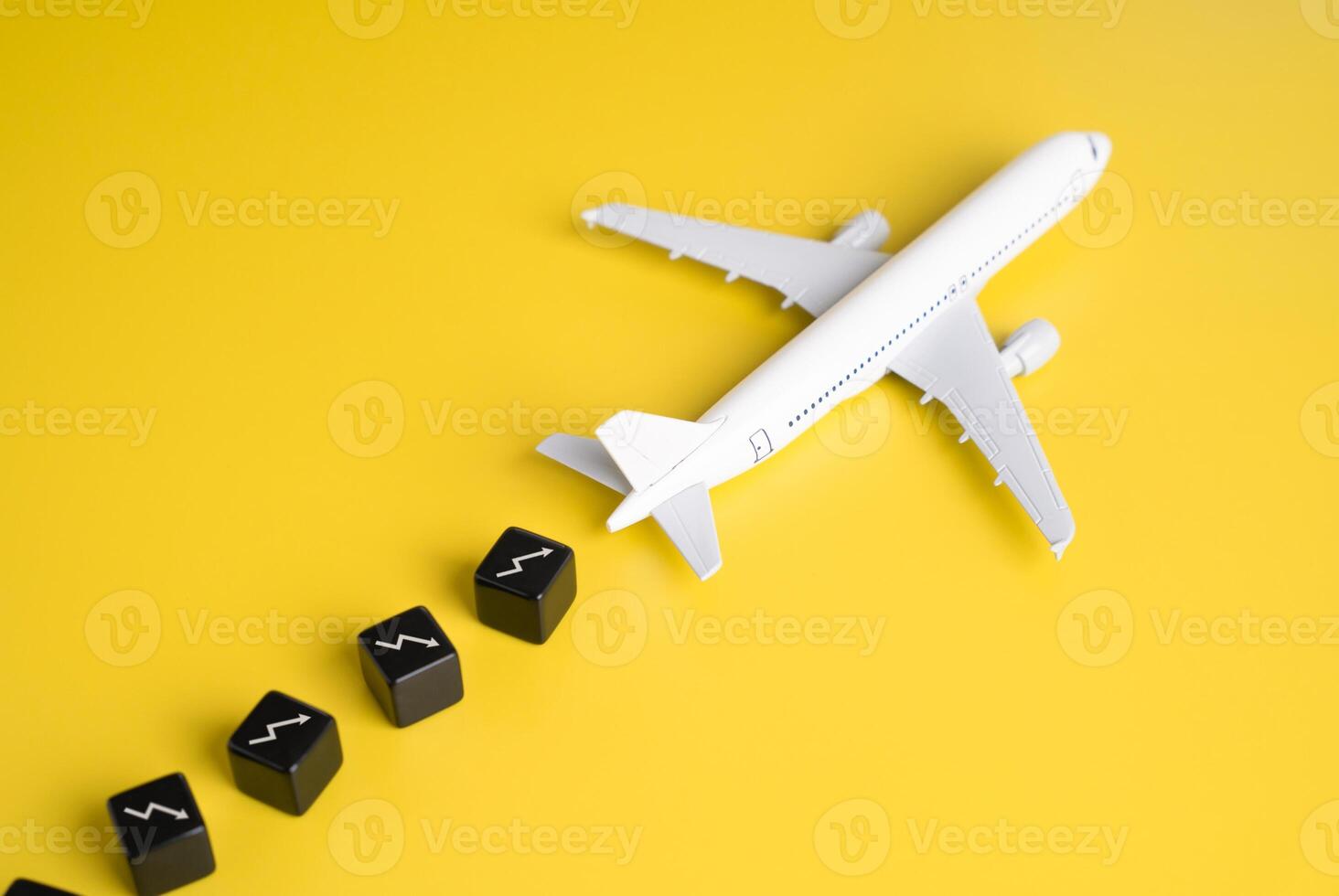 le passager avion feuilles pertes. crise et chute rentabilité dans le Compagnie aérienne industrie. en hausse carburant frais, intense concours, et imprévu conditions comme global pandémies. durabilité photo