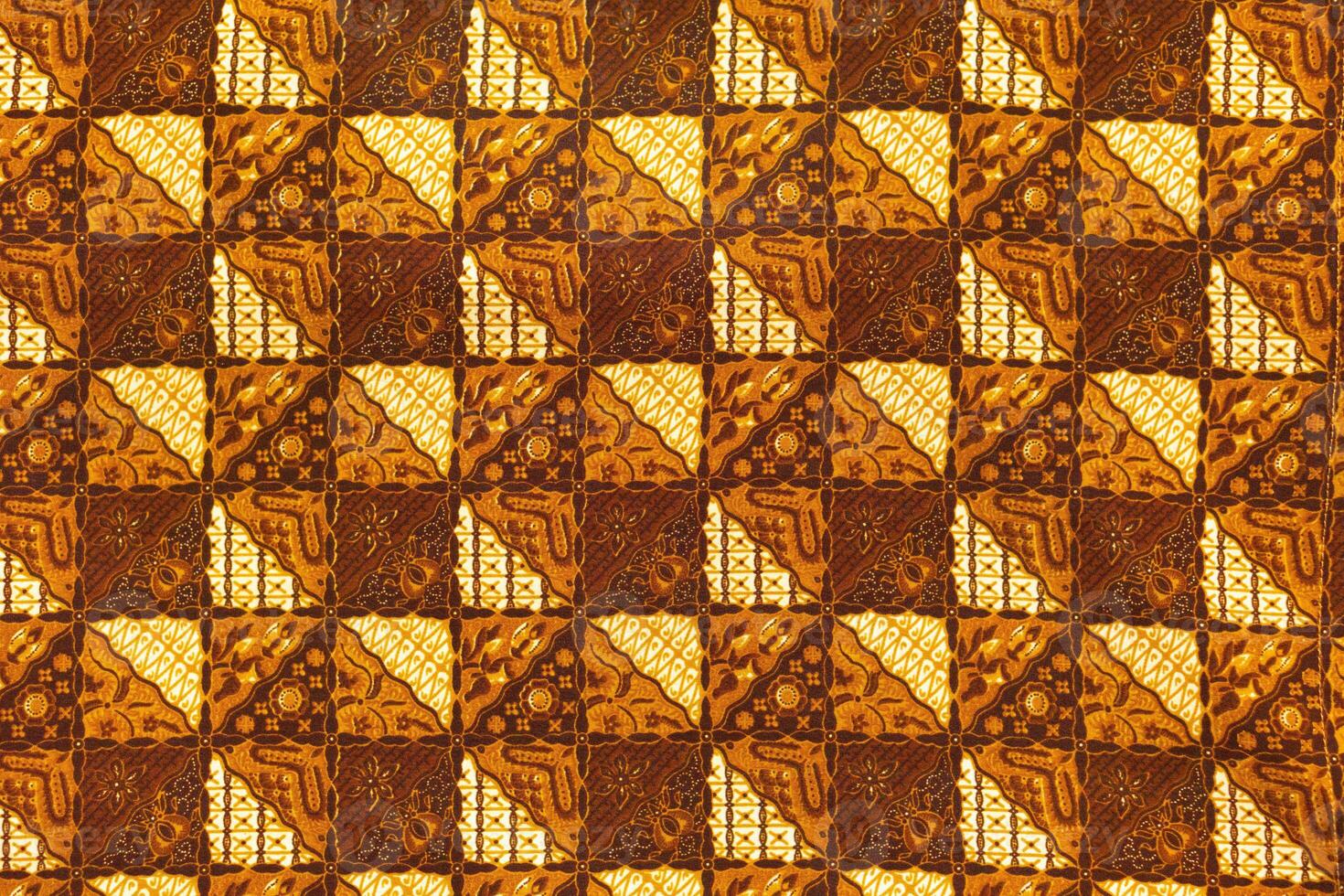 une traditionnel indonésien tissu, à savoir batik chiffon. Indonésie avec élégant classique motif photo