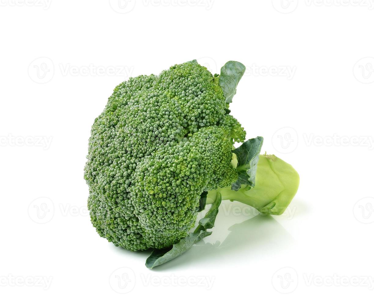 brocoli isolé sur fond blanc photo