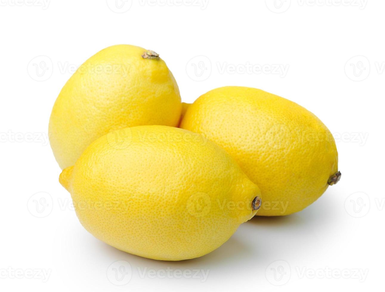 citron sur fond blanc photo