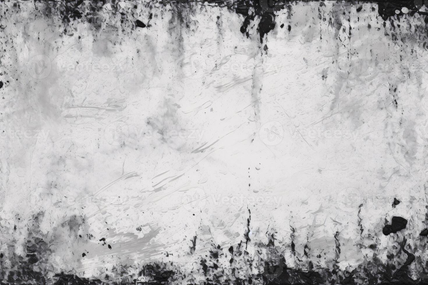 ai généré grunge noir et blanc texture arrière-plan, abstrait encre texture frontière, rouillé texture arrière-plan, grunge texture arrière-plan, ai génératif photo