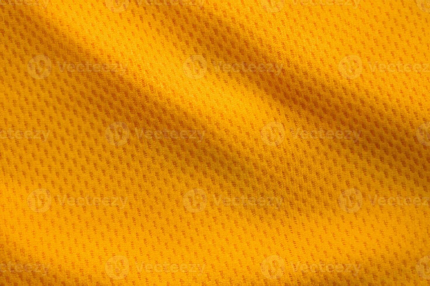 vibrant Orange tenue de sport Jersey, Haut vers le bas perspective. photo