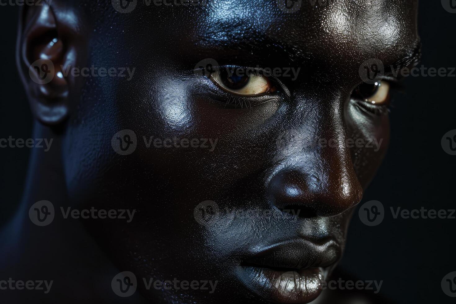 ai généré résilient africain homme. produire ai photo