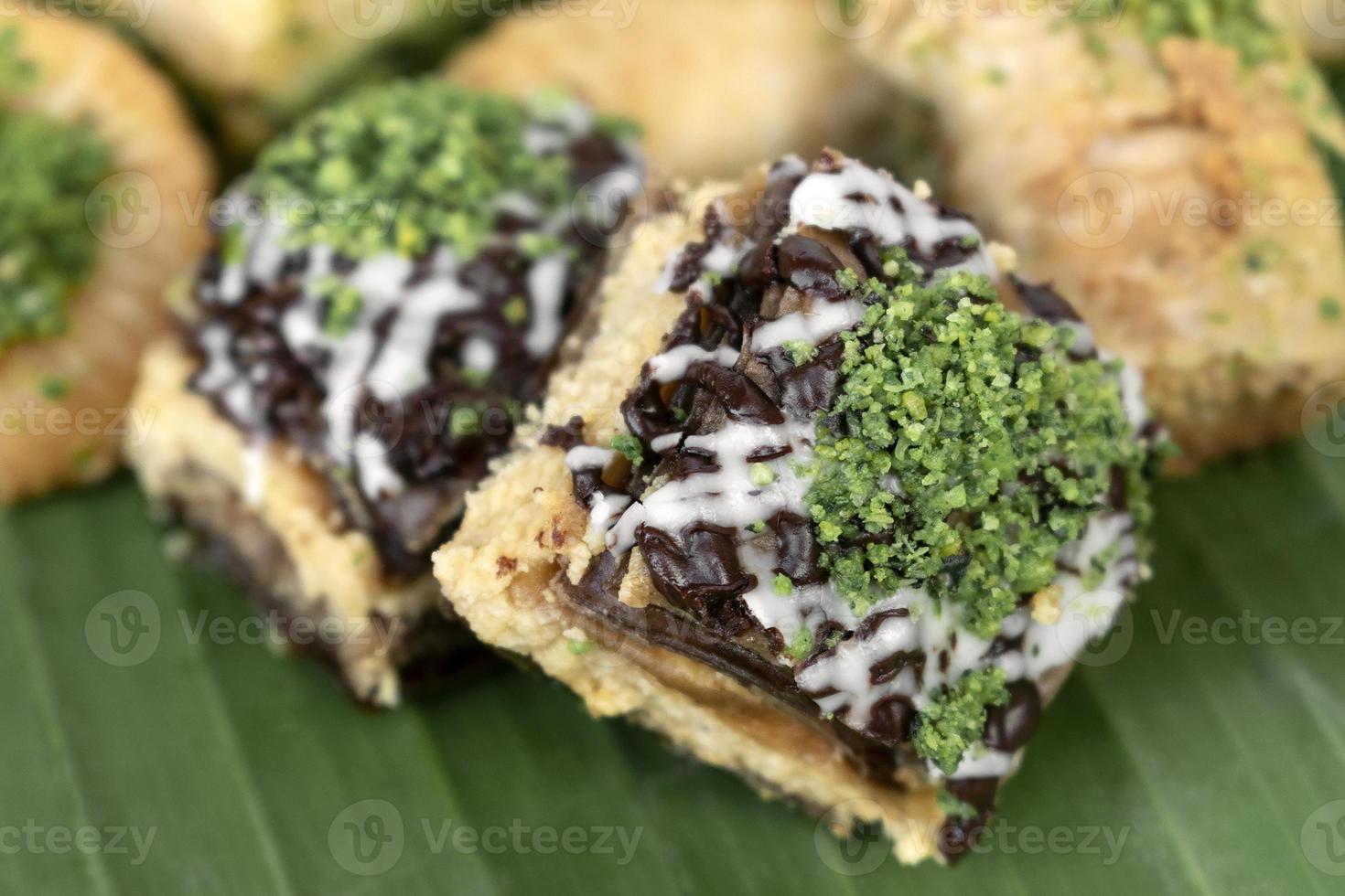 Baklava desserts sucrés du Moyen-Orient gâteaux à Istanbul Turquie photo