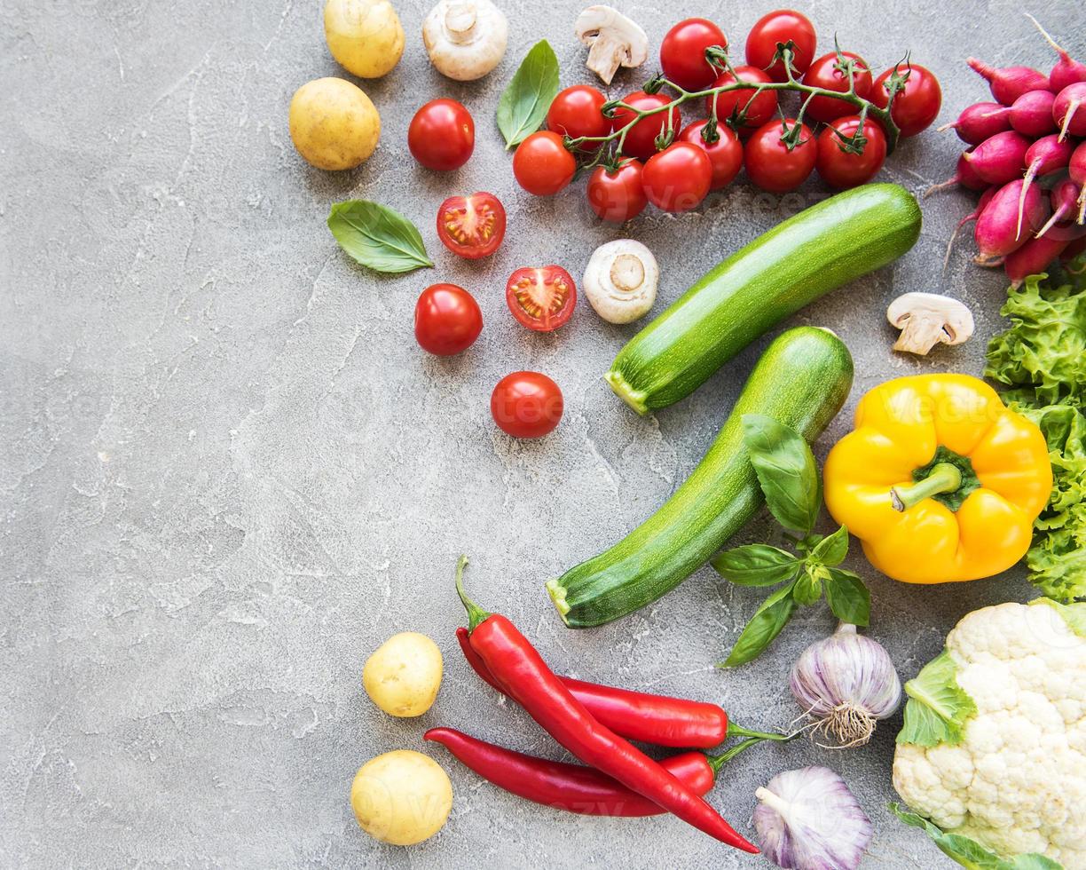 ensemble de légumes photo