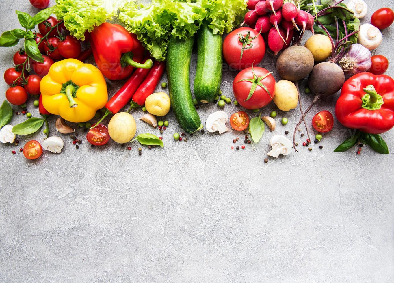 ensemble de légumes photo