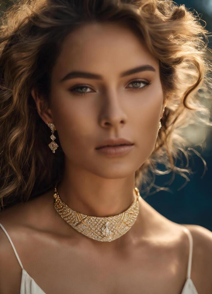 ai généré diamant bijoux luxe et mode bijoux. ai génératif photo